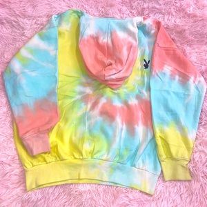 🌈🐰PLAYBOY TIEDIE HOODIE🐰🌈